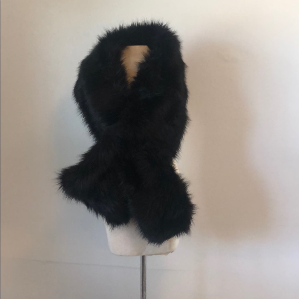Faux fur stole